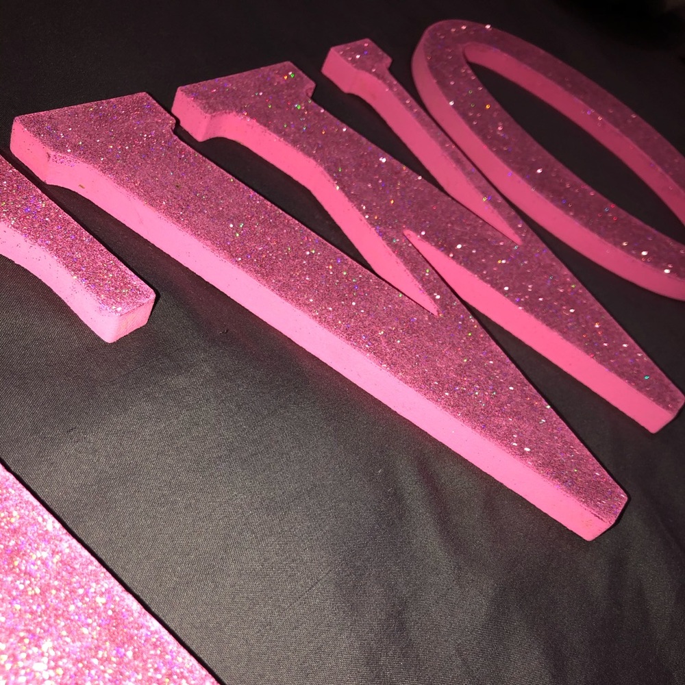 8” TWO wooden letters